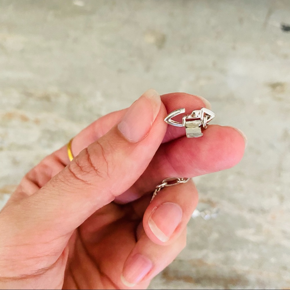 Givenchy Silver & Diamond Statement Necklace - image 6